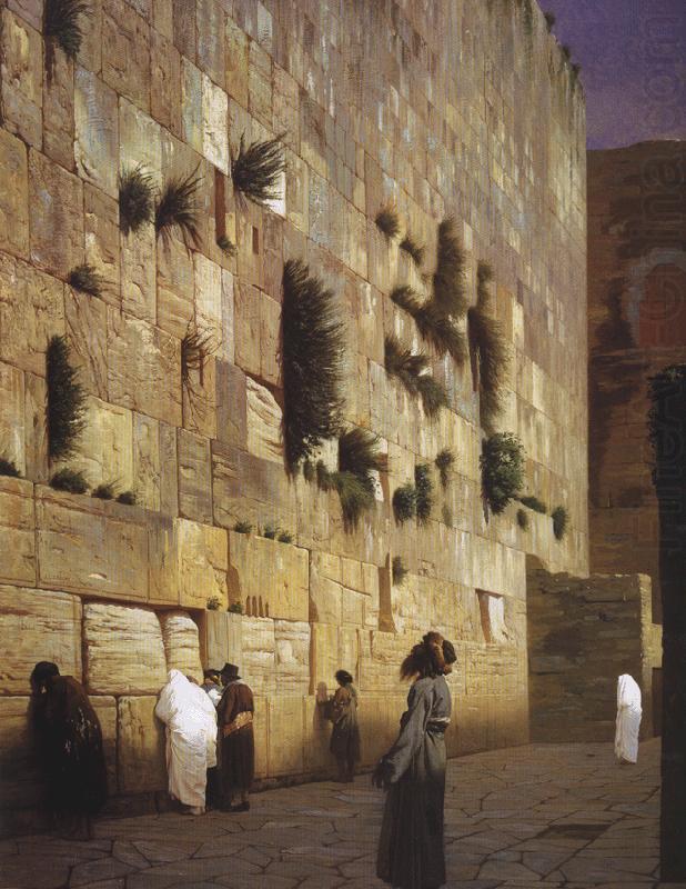 Jean - Leon Gerome Solomon Wall, Jerusalem china oil painting image